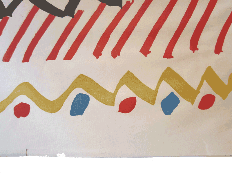 Pablo Picasso Lithograph: "Head of the King of the Carnival of Nice"