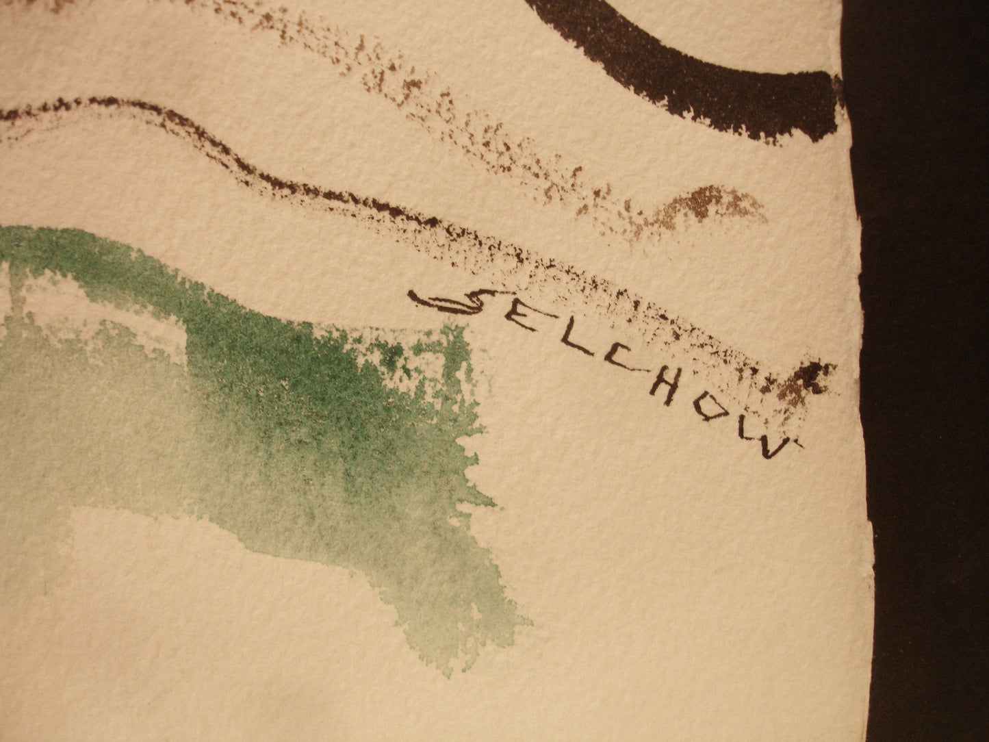 Roger Selchow Abstract Watercolor
