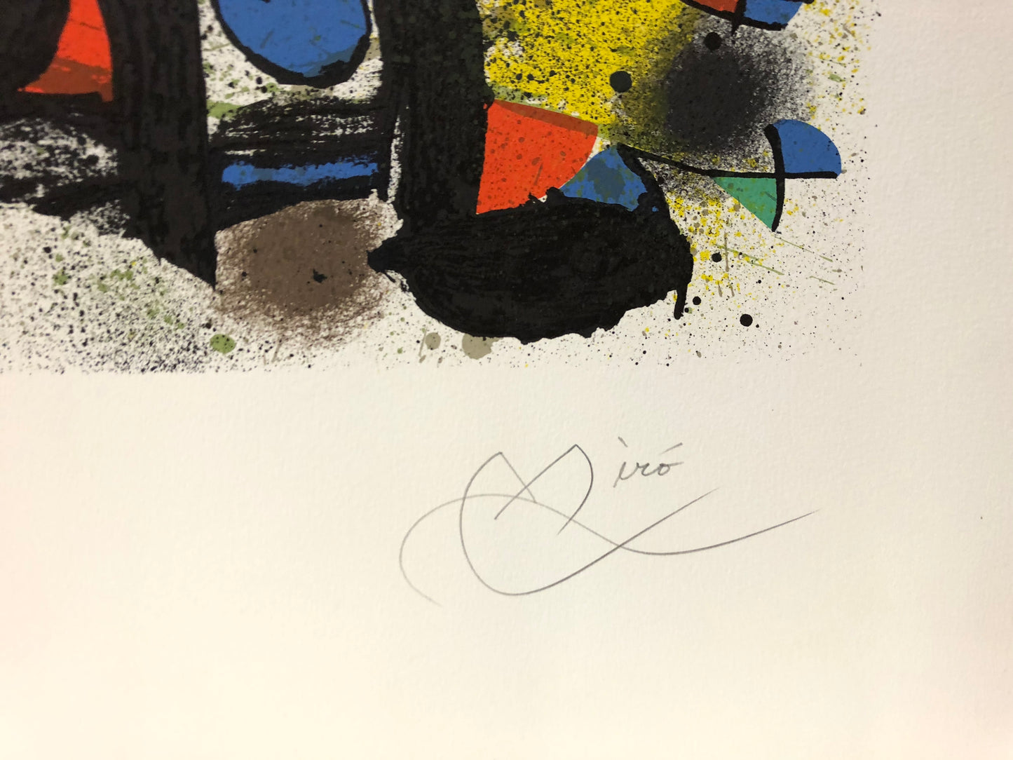 Joan Miro Signed Aquatint: "Sculptures I", 1974