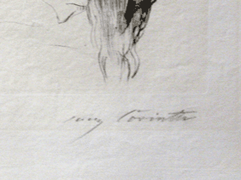 "Liegender weiblicher Akt - Studie zu Joseph und Potiphar" by Lovis Corinth