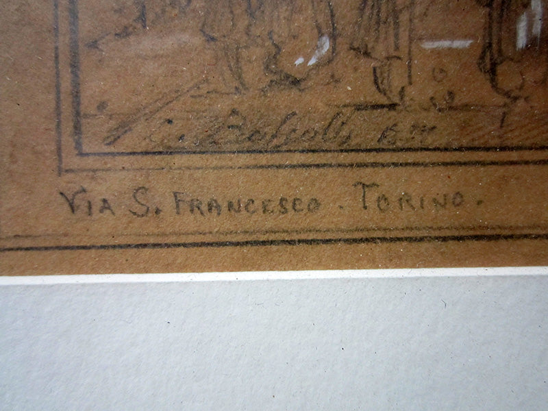 "Via S. Francisco Torino" by Carlo Bossoli