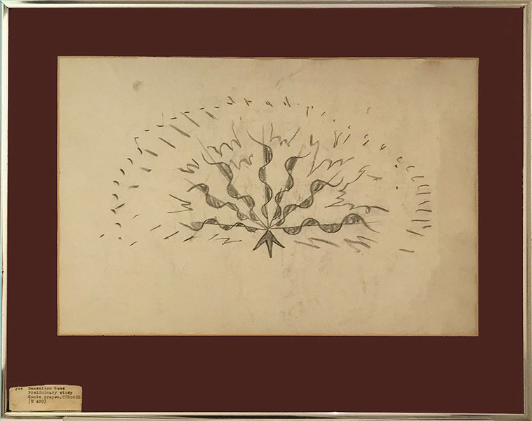 "Dandelion Seed" by Charles Burchfield (Preliminary Study)
