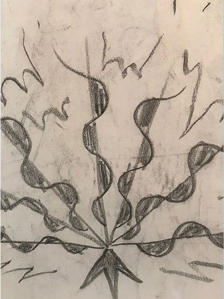 "Dandelion Seed" by Charles Burchfield (Preliminary Study)