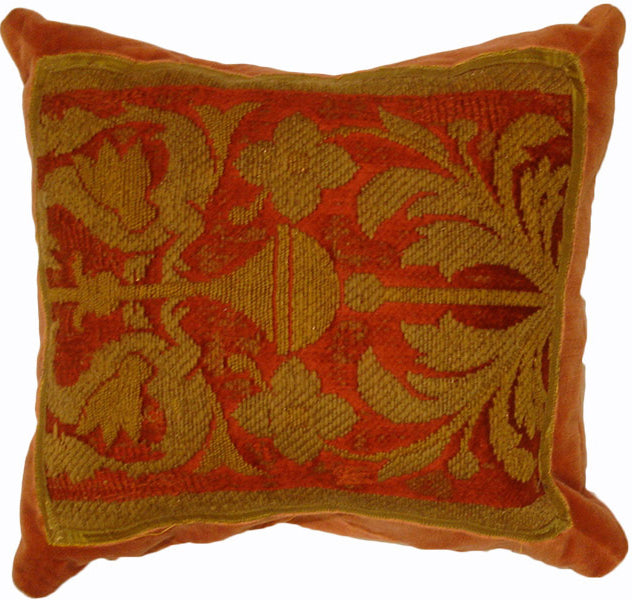 18th Century Italian Embroidery Pillow