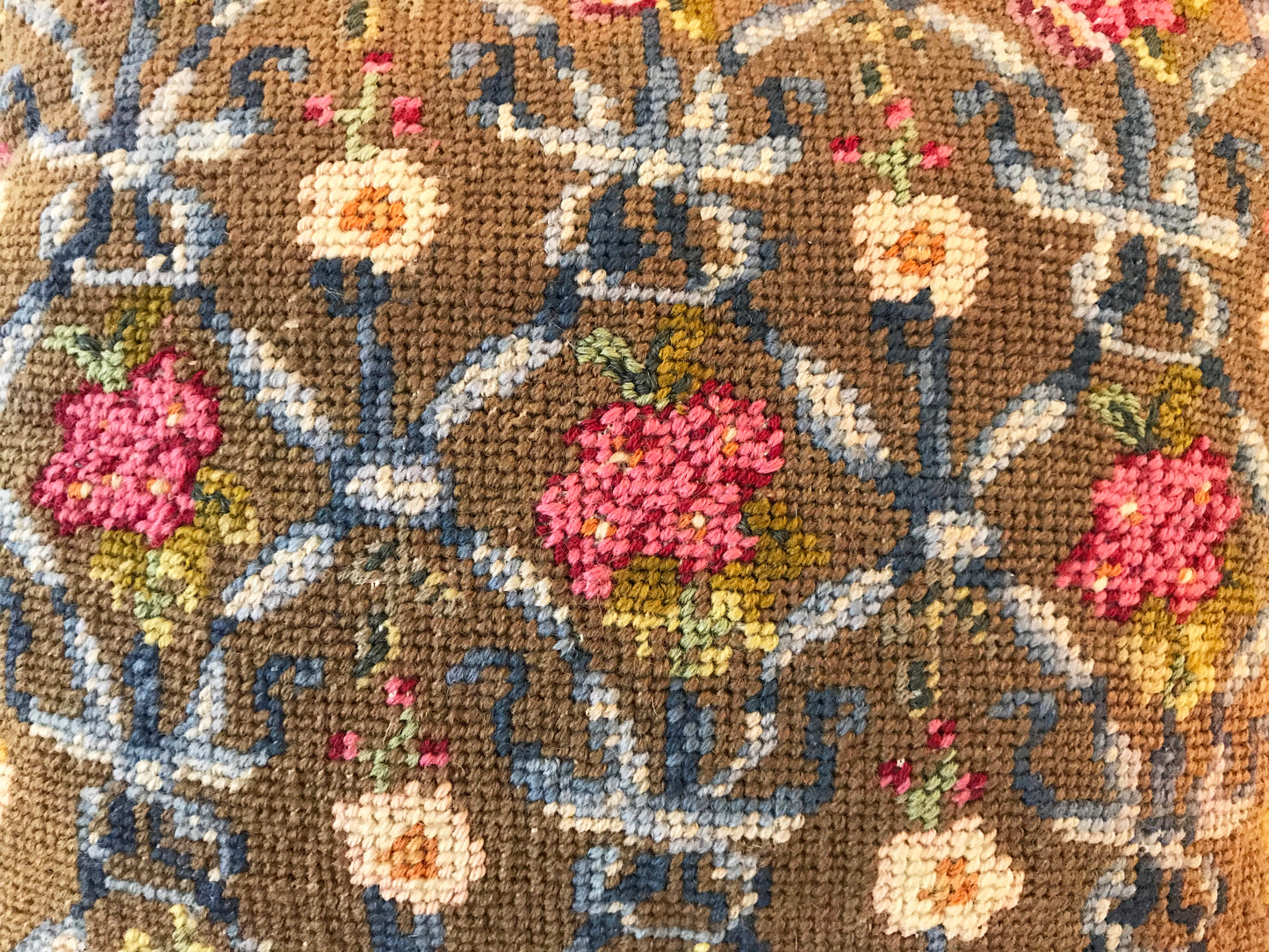Pair of 18th century French Needlepoint Pillows
