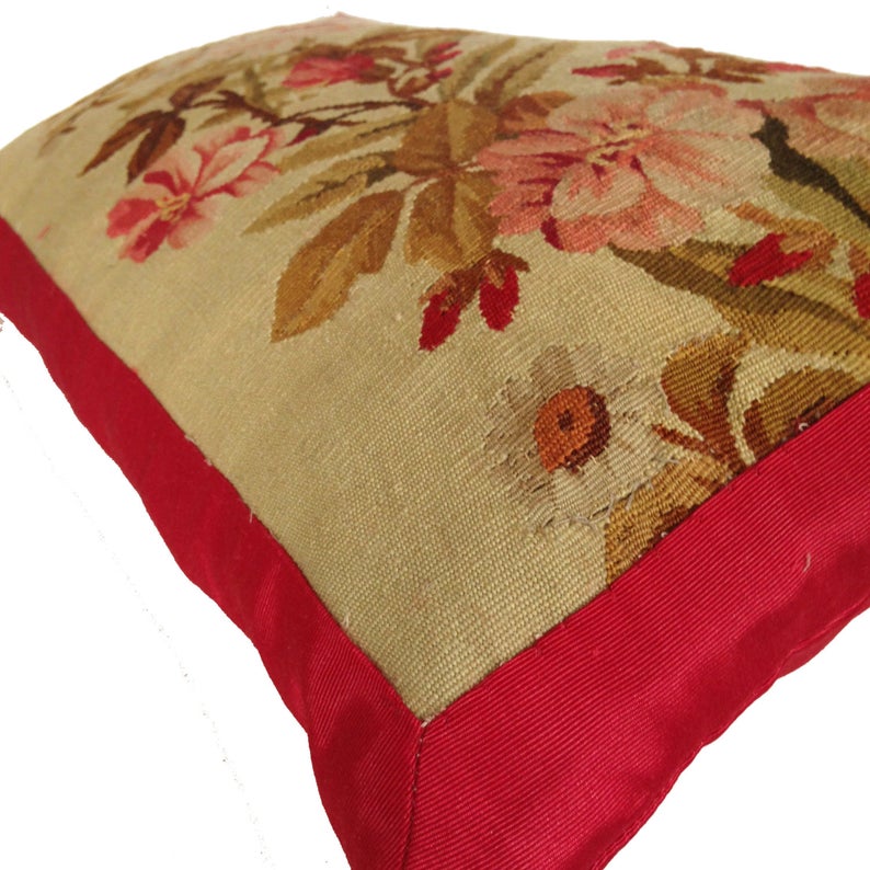 18th Century French Tapestry Pillow
