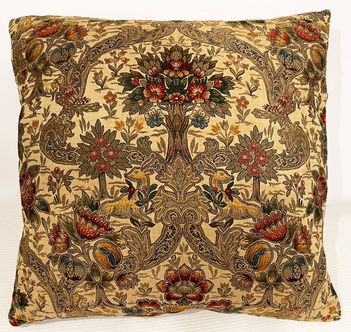 18th Century French Brocade Pillow