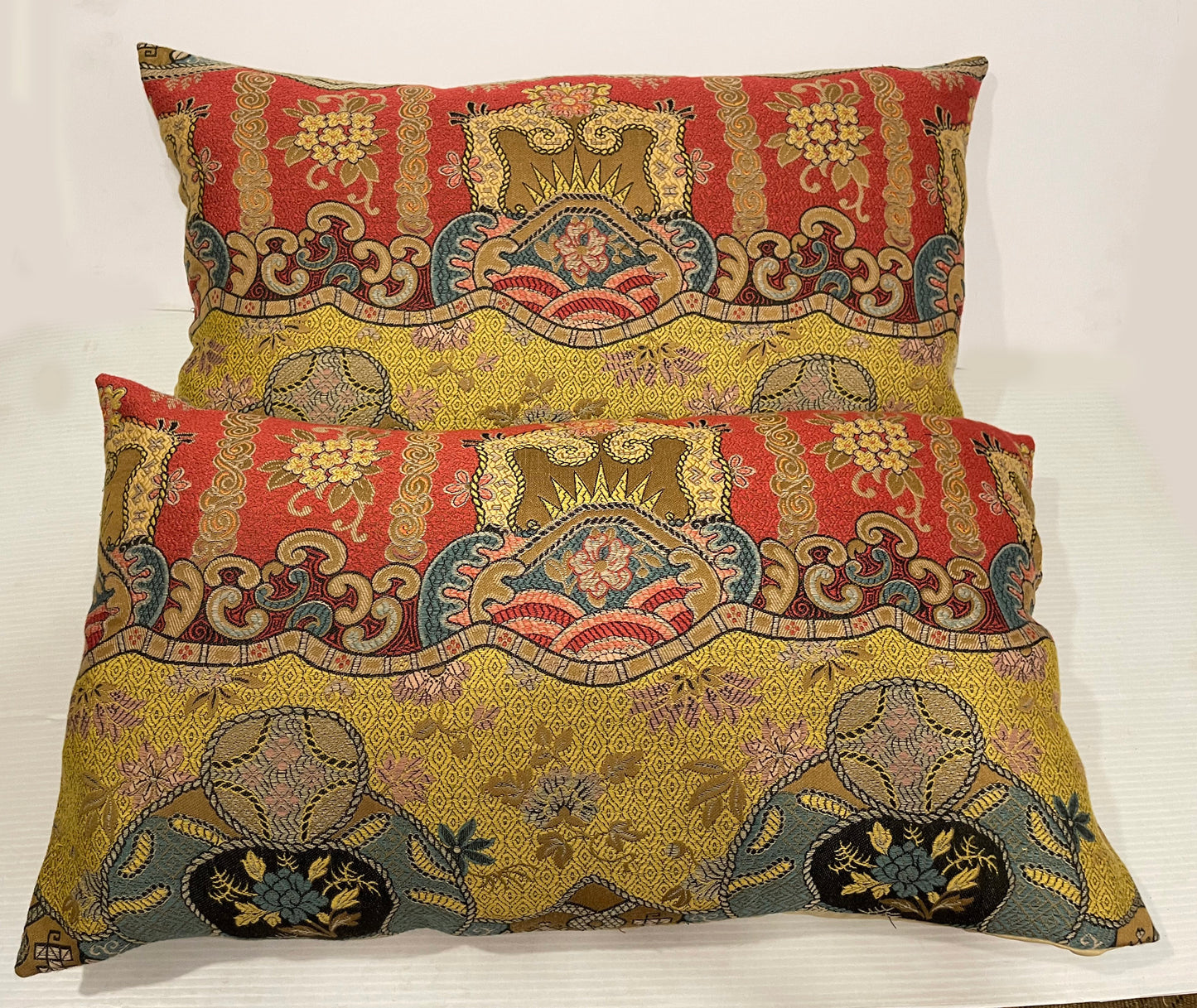 20th Century American Silk Pillow