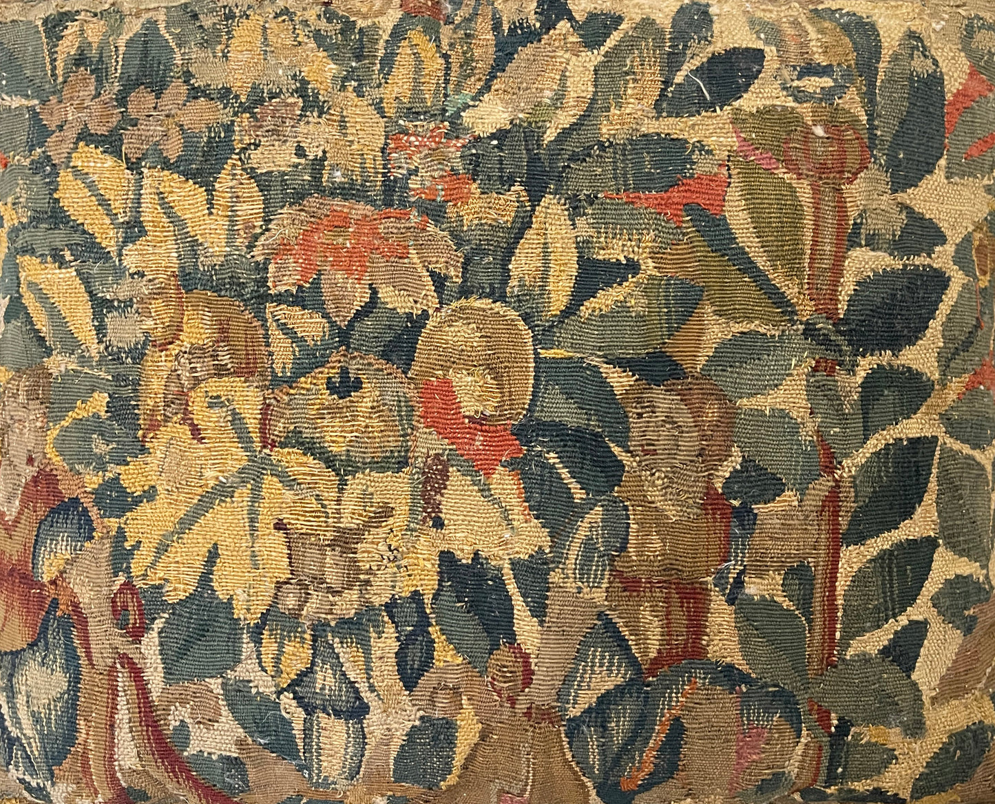 16th Century Brussels Tapestry Pillow