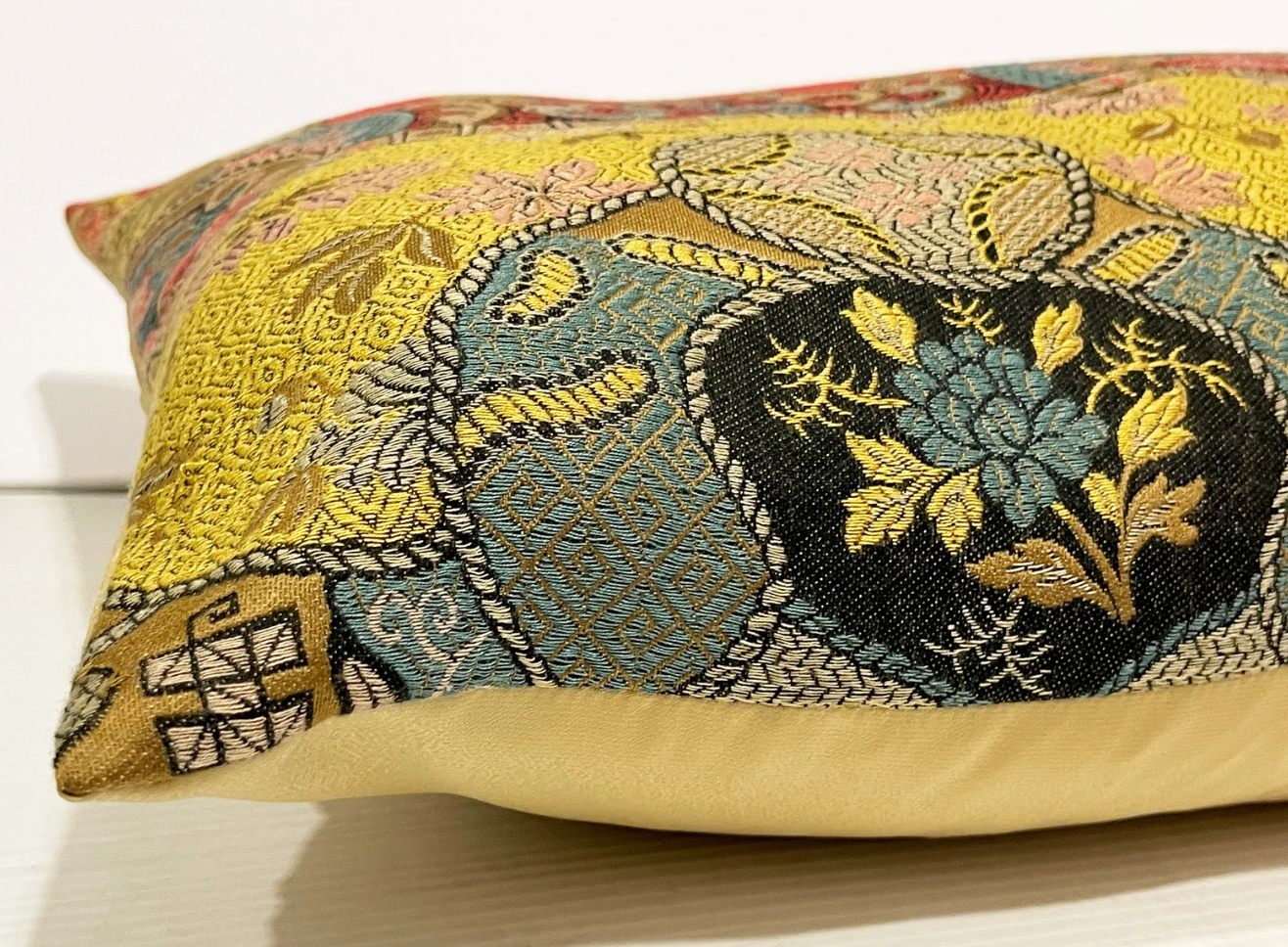 20th Century American Silk Pillow