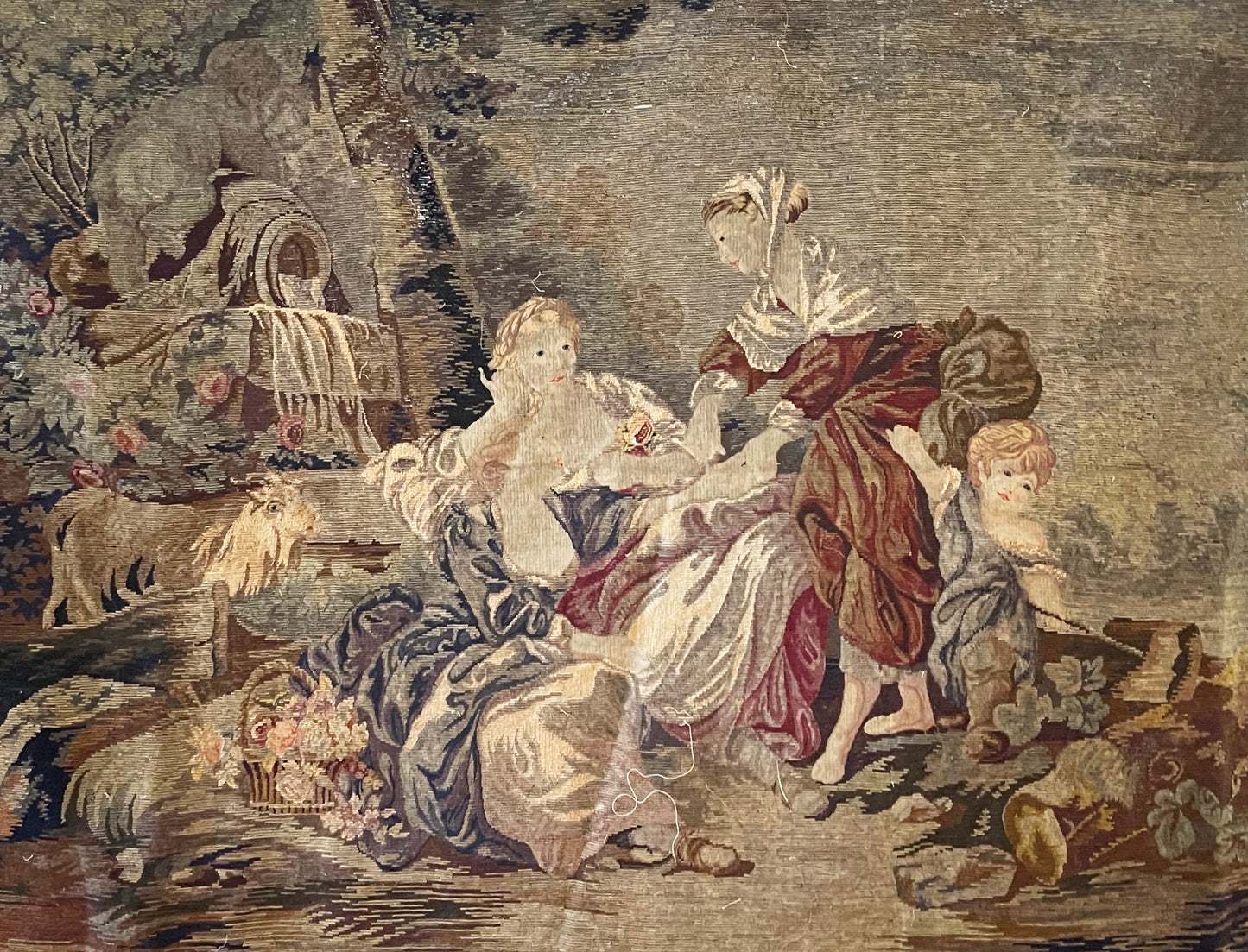 19th Century French Needlepoint Tapestry