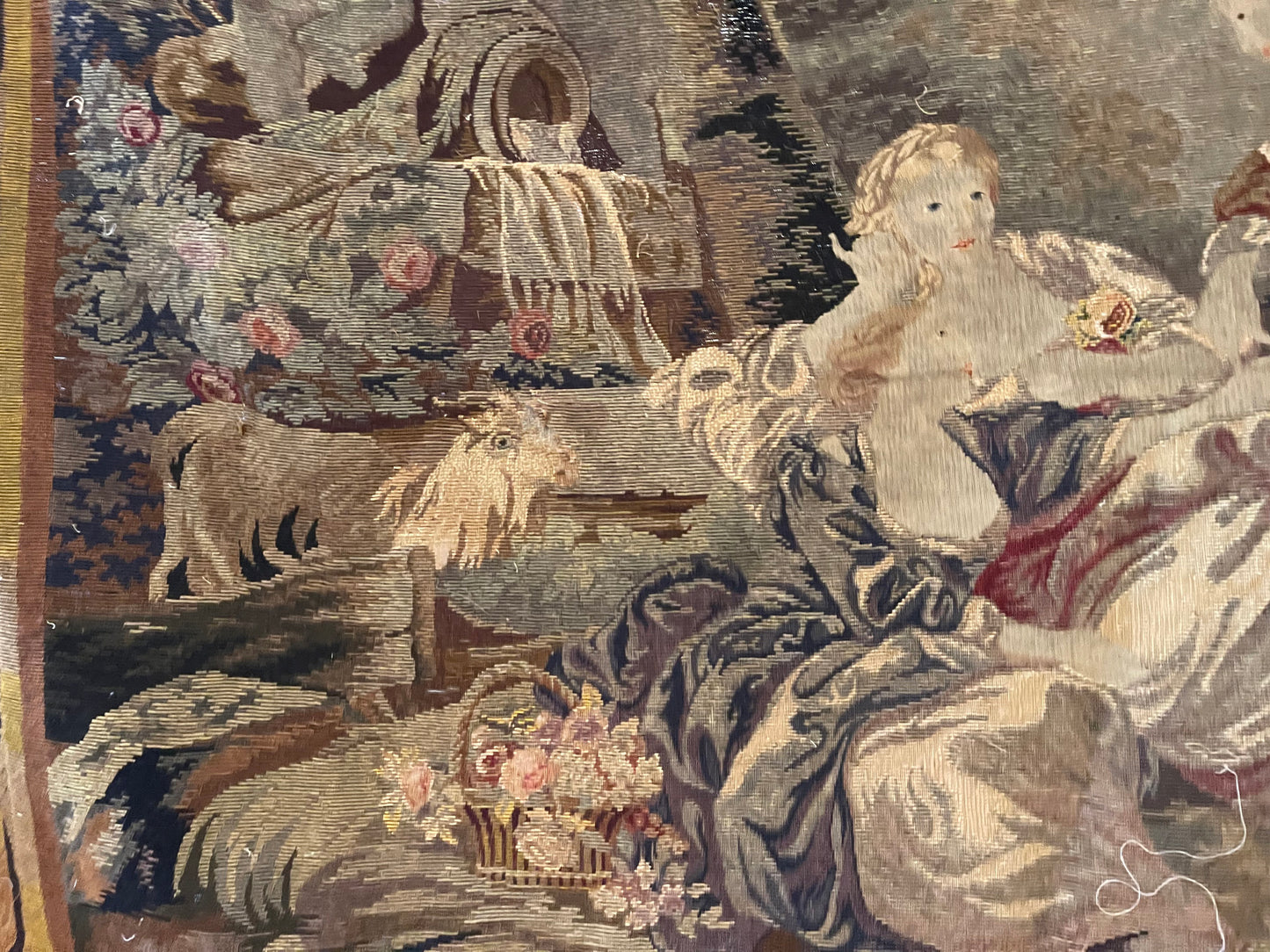 19th Century French Needlepoint Tapestry