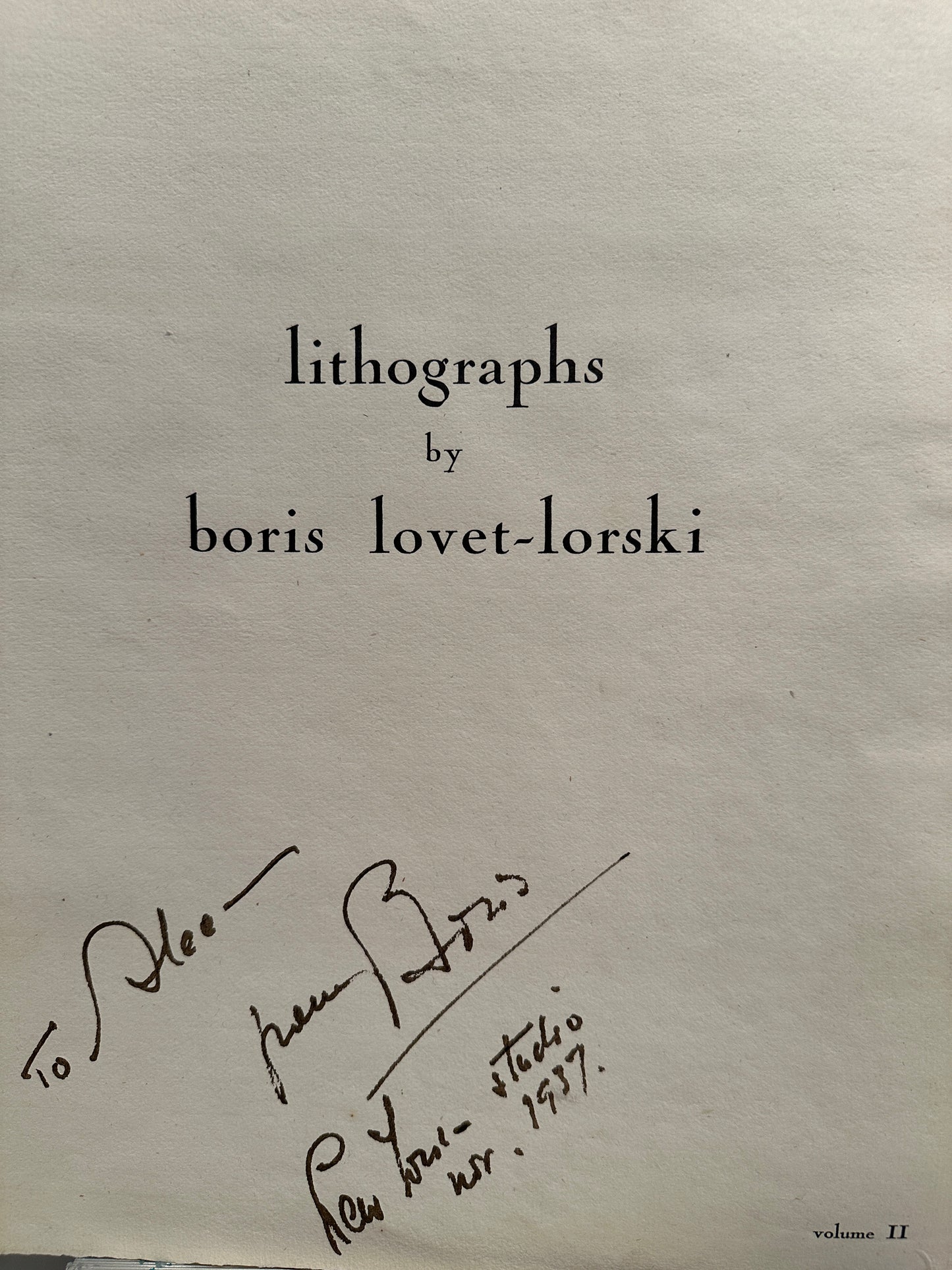 Boris Lovet-Lorski Lithographs Volume II (Portfolio - 2 missing out of 10), 1929