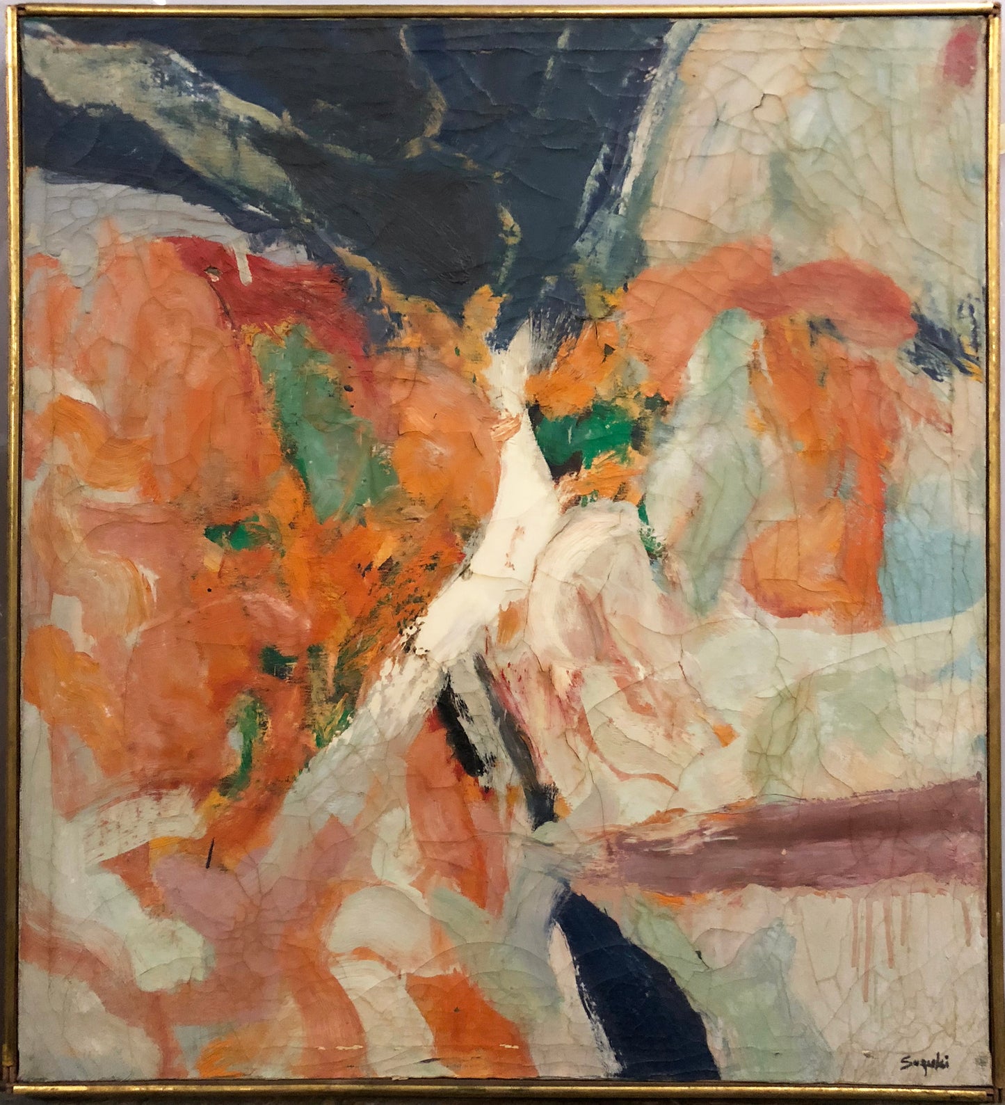 James Suzuki Oil Painting: "Infiniteness" 1960