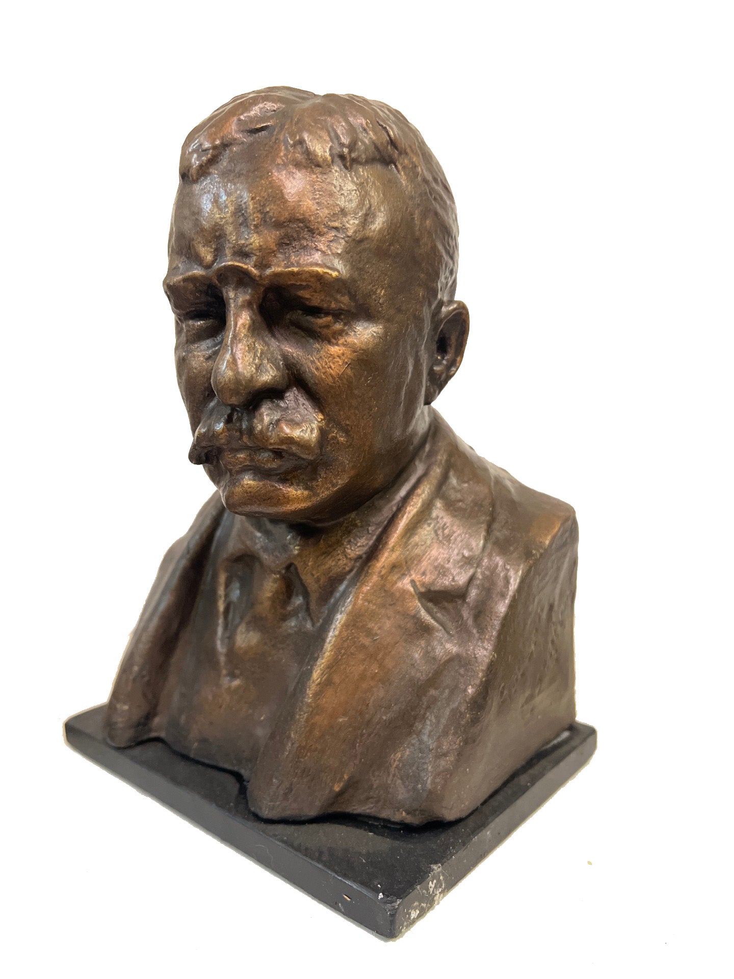 Gutzon Borglum Sculpture: Theodore Roosevelt American Presiden Bust