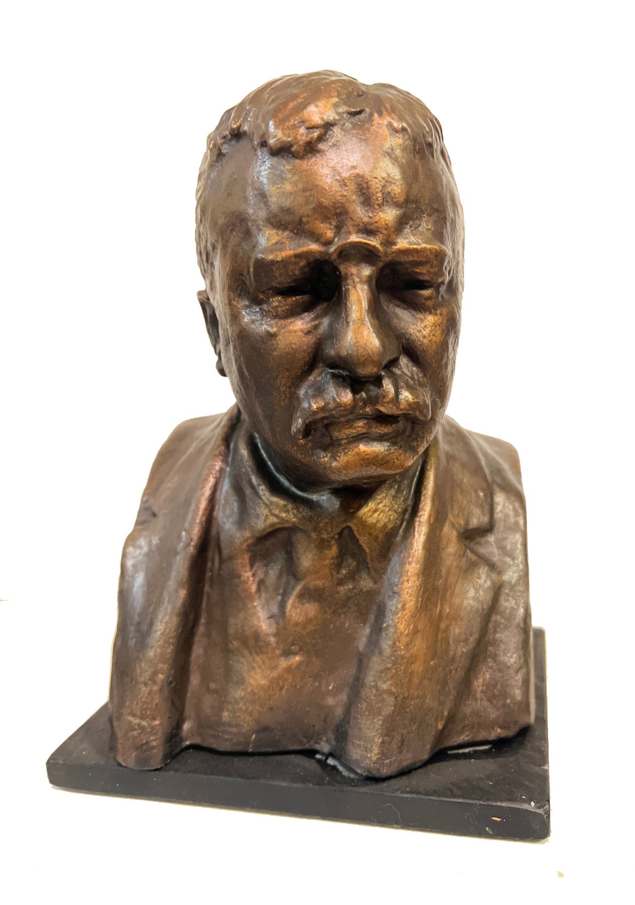 Gutzon Borglum Sculpture: Theodore Roosevelt American Presiden Bust