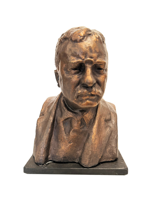 Gutzon Borglum Sculpture: Theodore Roosevelt American Presiden Bust