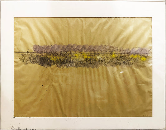 Eliza Moore Mixed Media Drawing: "Light of Time" 1976