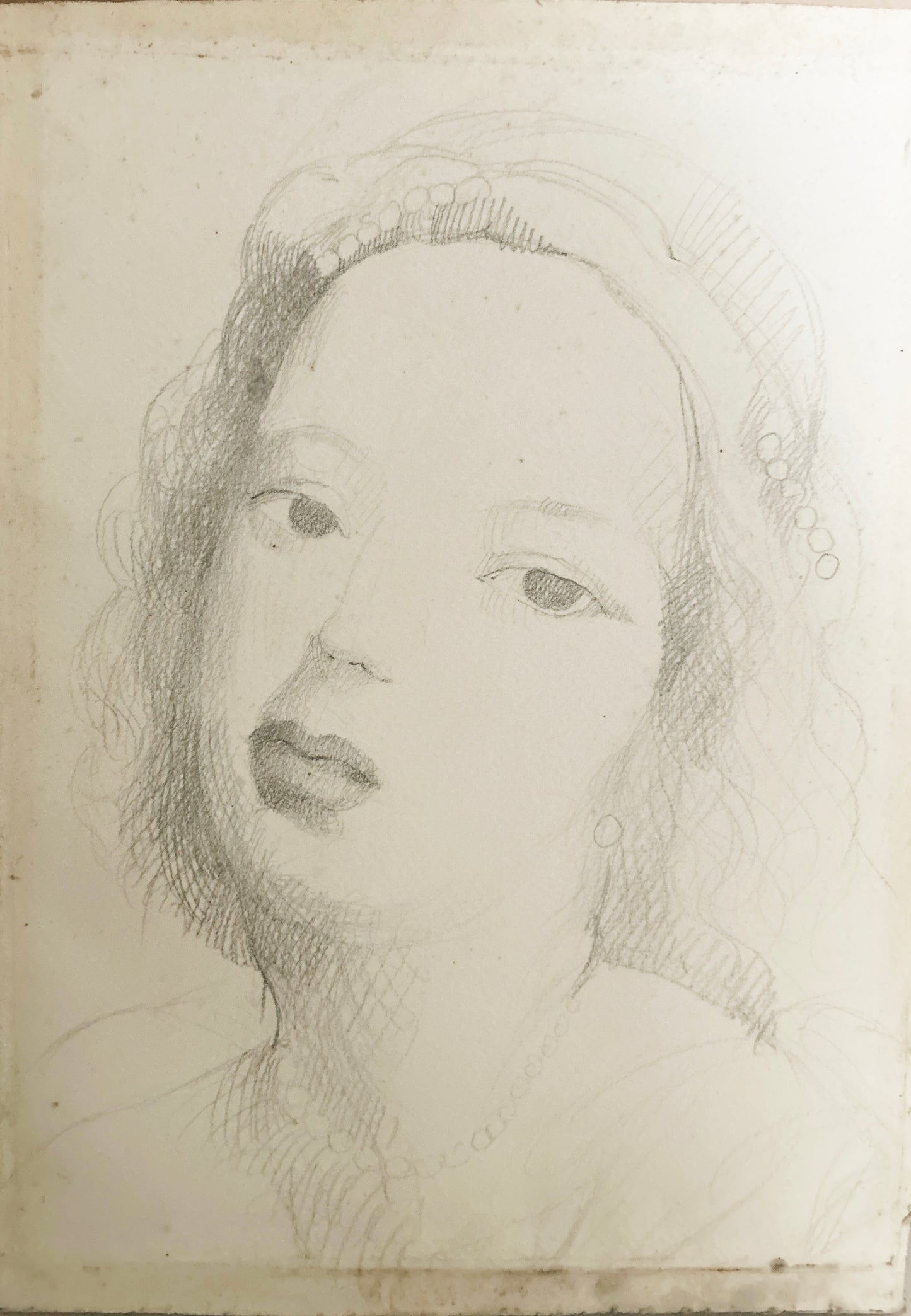 Marie Laurencin Drawing: Portrait of a woman