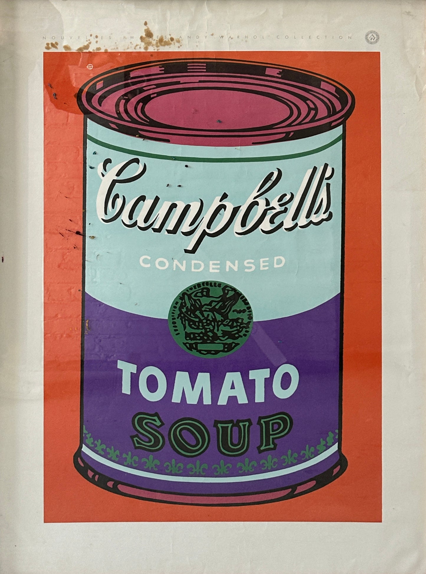 Andy Warhol Poster: Colored Campbell's Soup Can, 1965