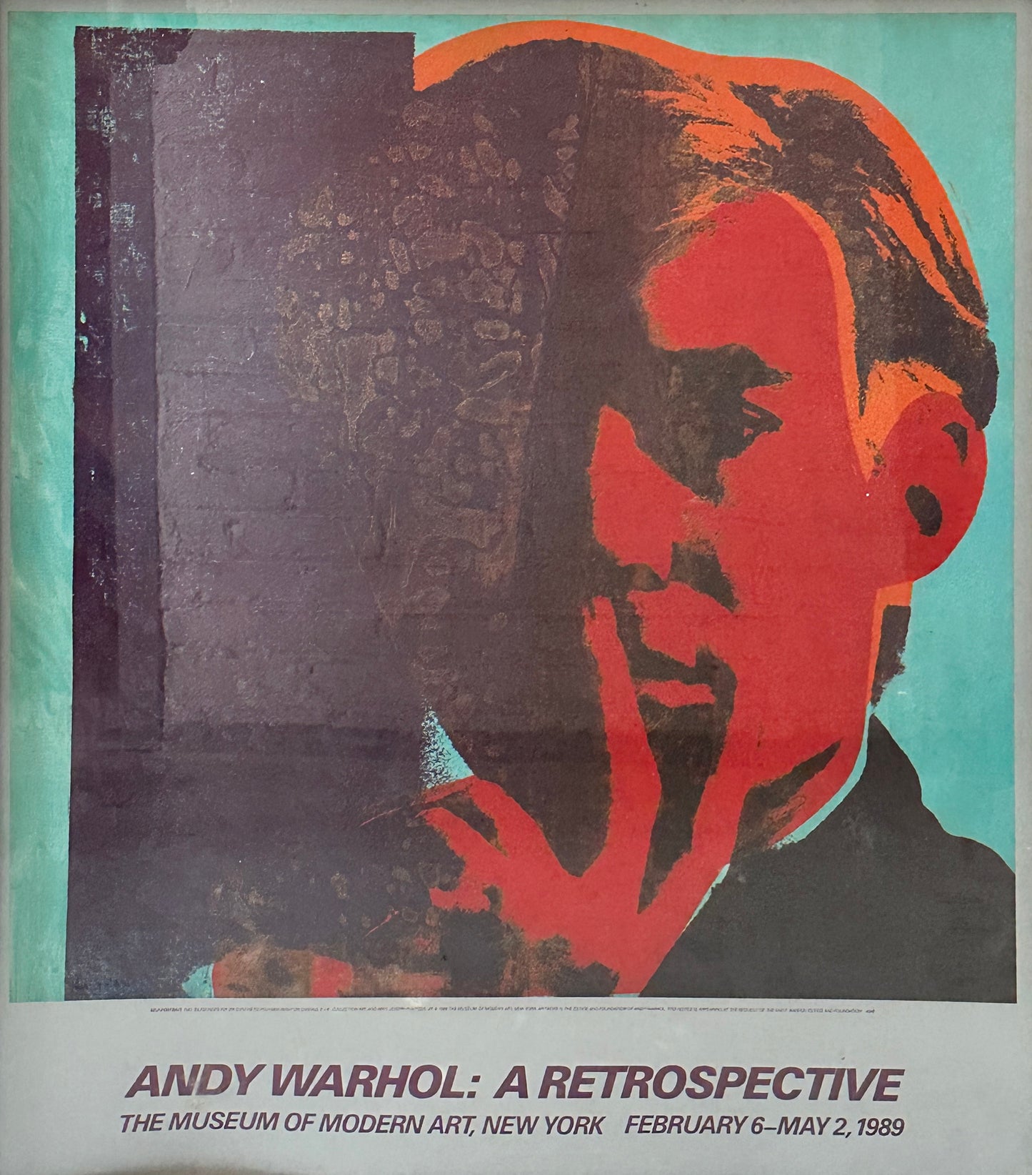 Andy Warhol Exhibition Poster: A Retrospective (Original 1989 poster from the Museum of Modern Art, New York)