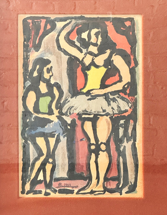 Georges Rouault Aquatint, Etching: Les Ballerines, from Cirque de l'Étoile Filante