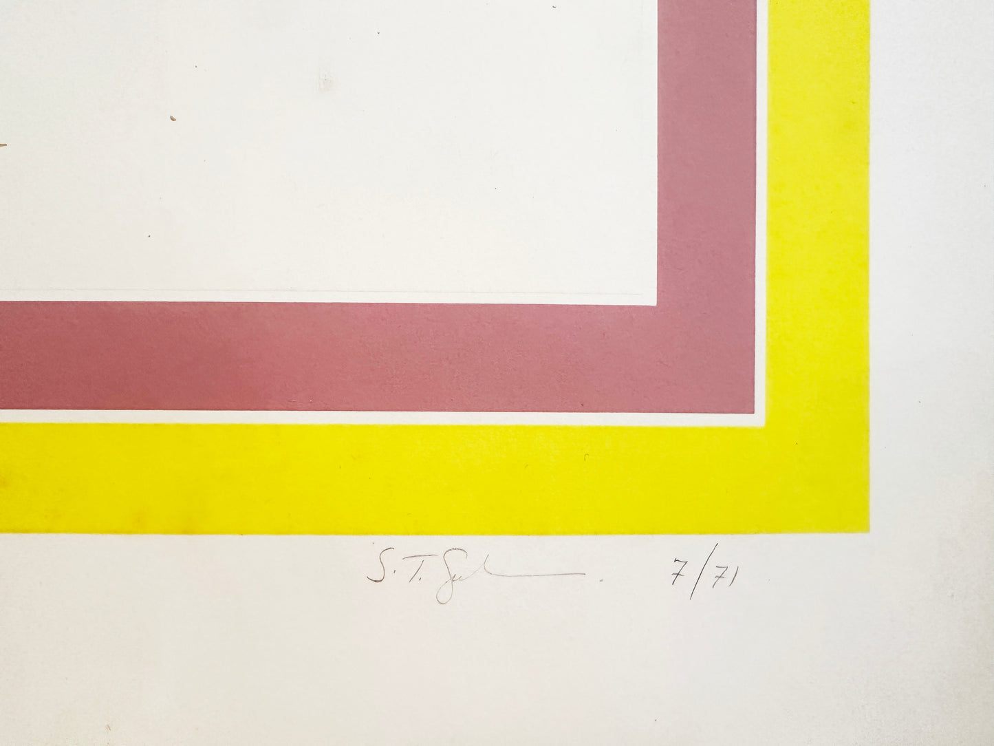 Sidney Thomas Guberman Screenprint: Untitled Composition (Ed.44/100)