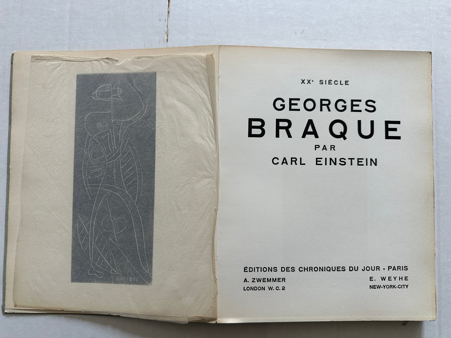 XX Siècle Georges Braque Par Carl Einstein