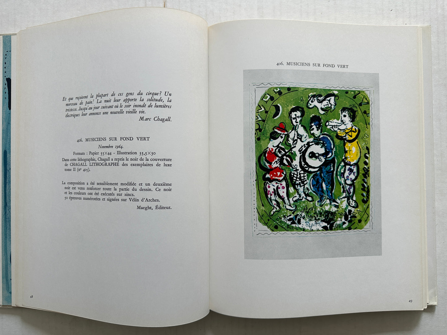 Chagall Lithographe 1962-1968 [Chagall Lithographe III] (First Edition)