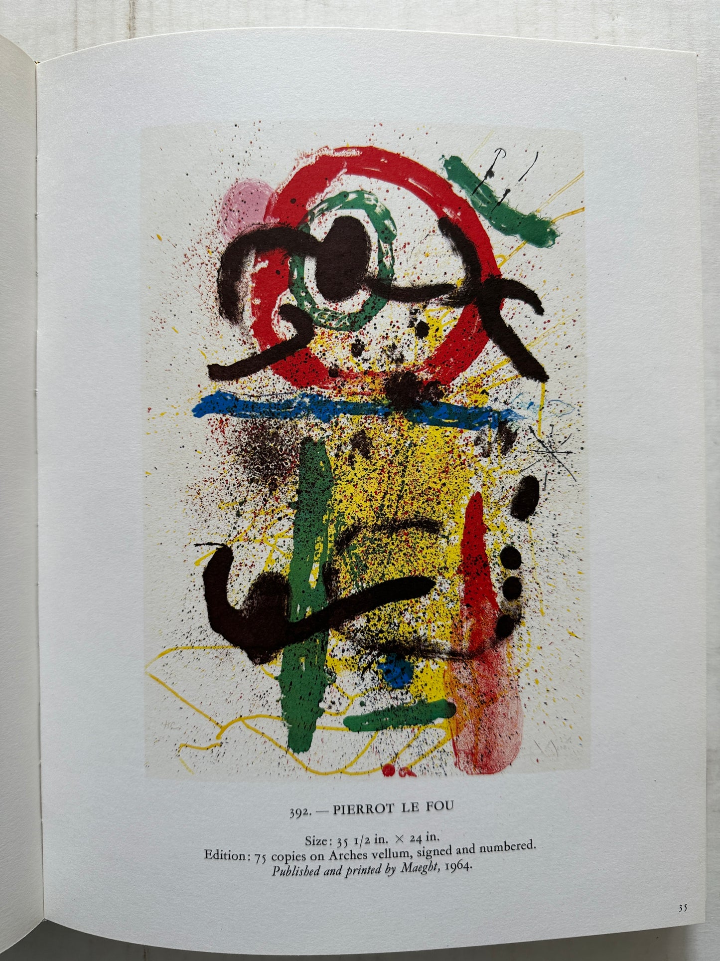 Joan Miro Lithographs Vol. 3, 1964-1969 (Copy No. 1555)