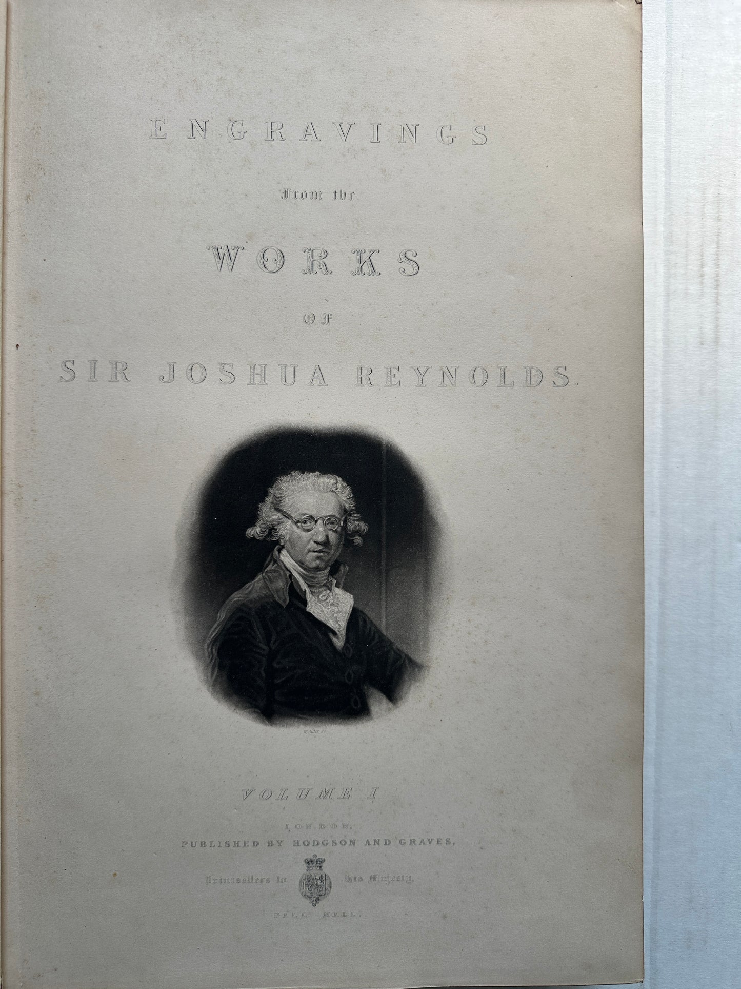 Engravings From the Works of Sir Joshua Reynolds Volume I