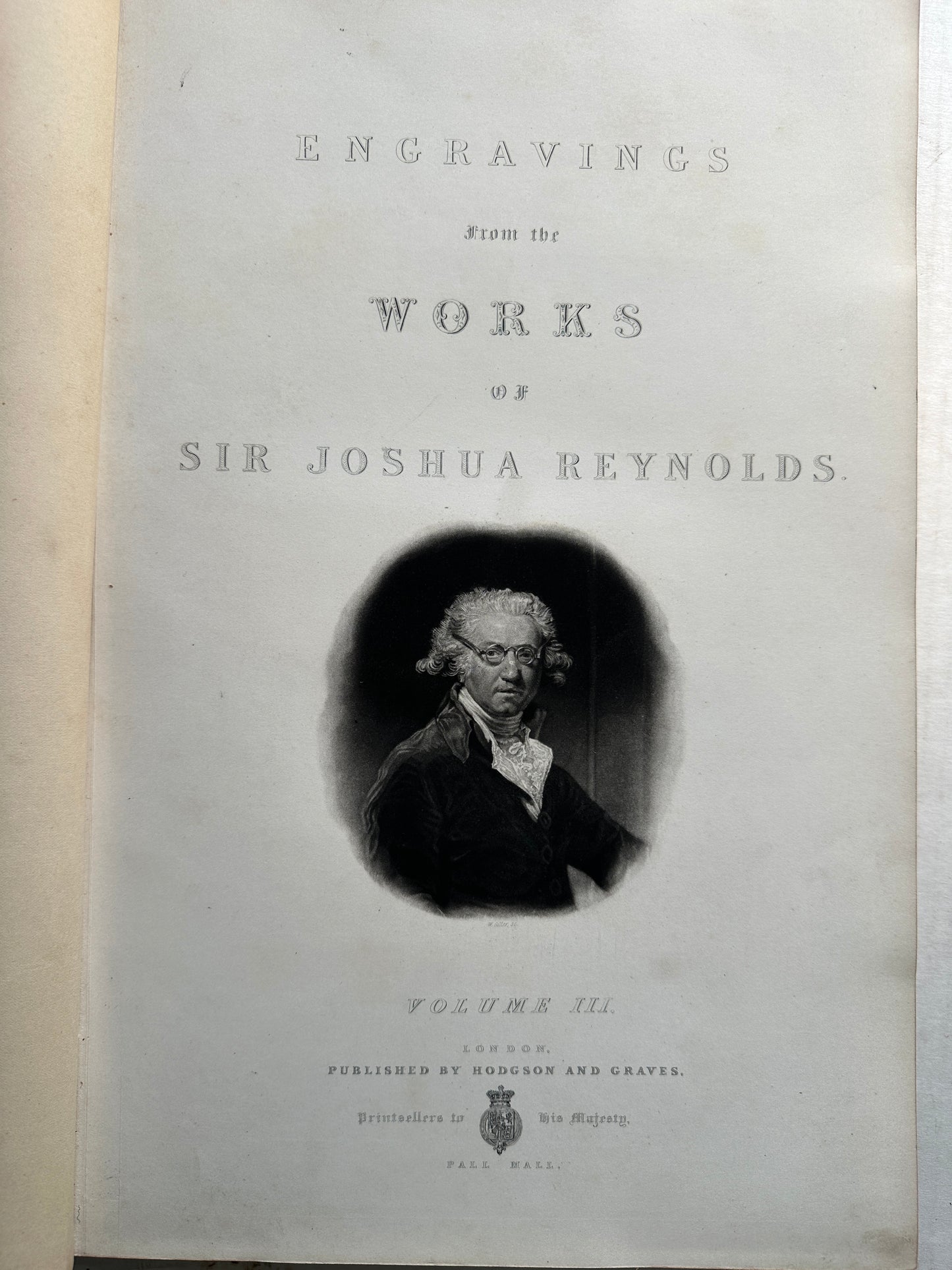 Engravings From the Works of Sir Joshua Reynolds Volume III