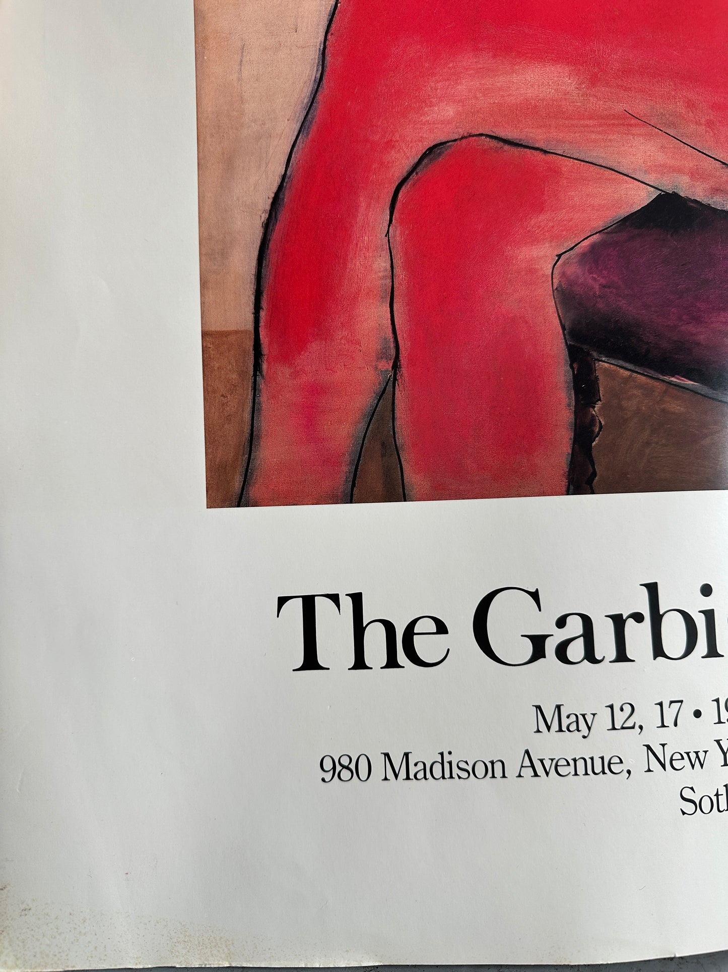 Picasso Exhibition Poster: The Garbisch Collection feat. "Saltimbanque seated, Arms Crossed"