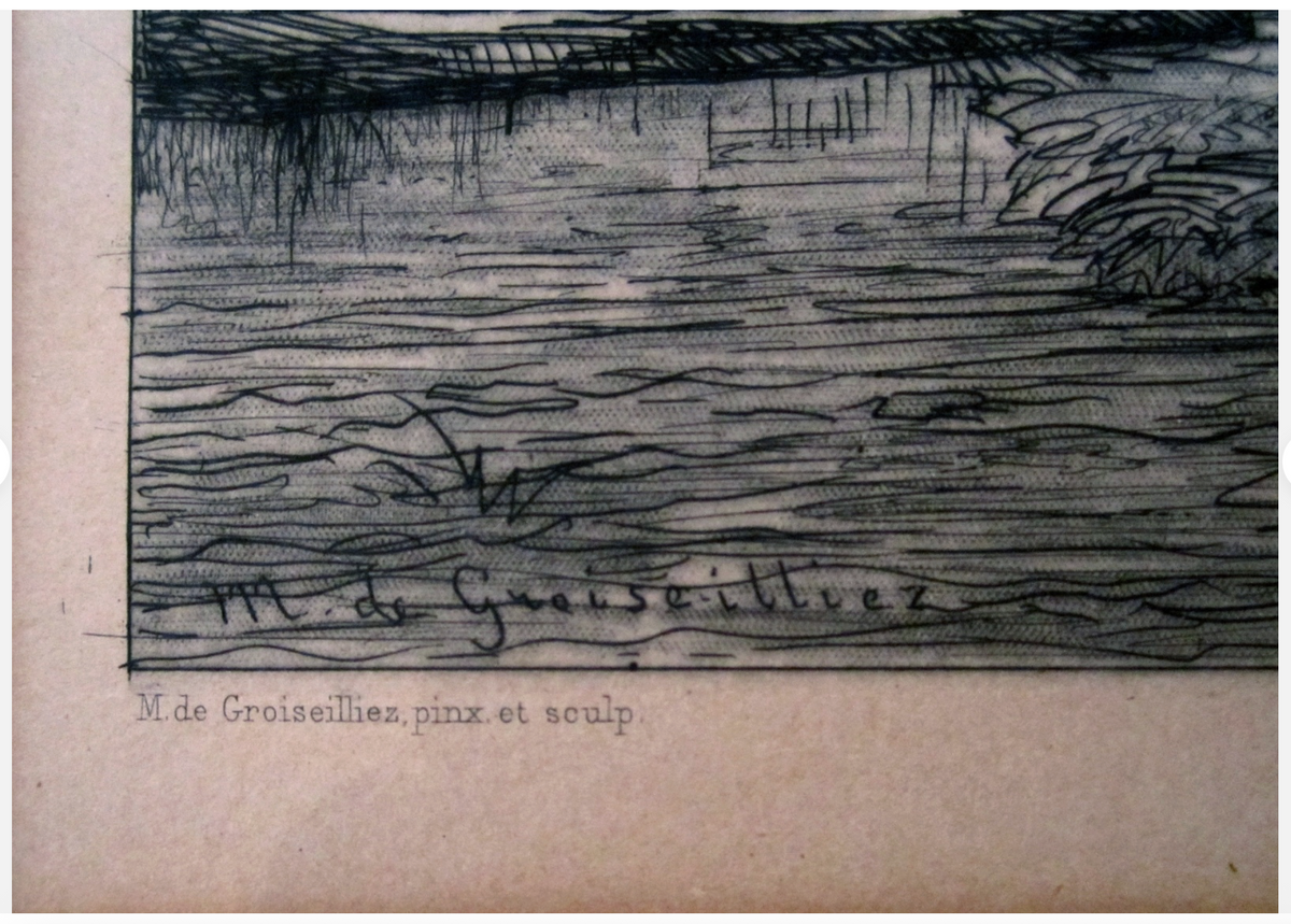 Marcelin De Groiseilliez / Drypoint