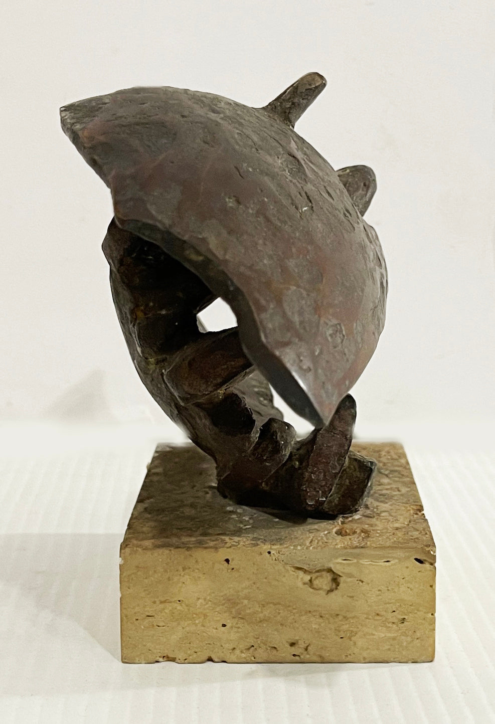 Peter A. Chinni Signed Bronze Sculpture: Mountain II Study