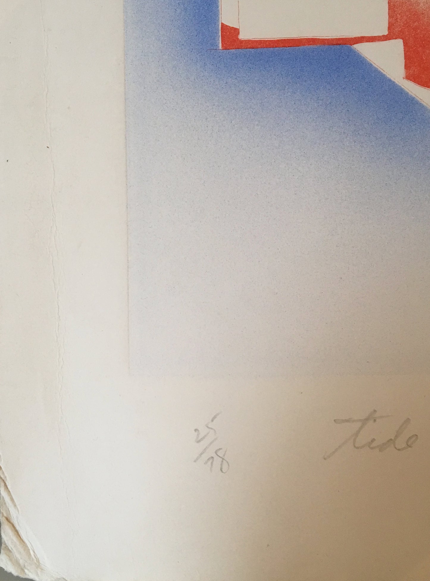 James Rosenquist Etching: "Tide" 25/78