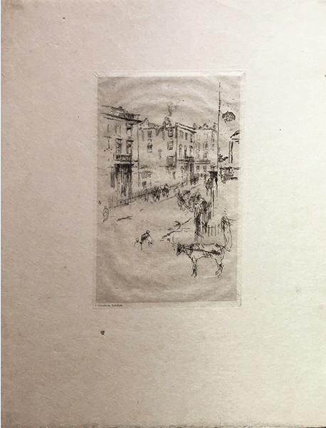 "Alderny Street" by James Whistler