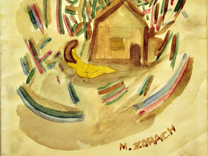 "Nude in a Enchanted Landscape" by Marguerite Zorach