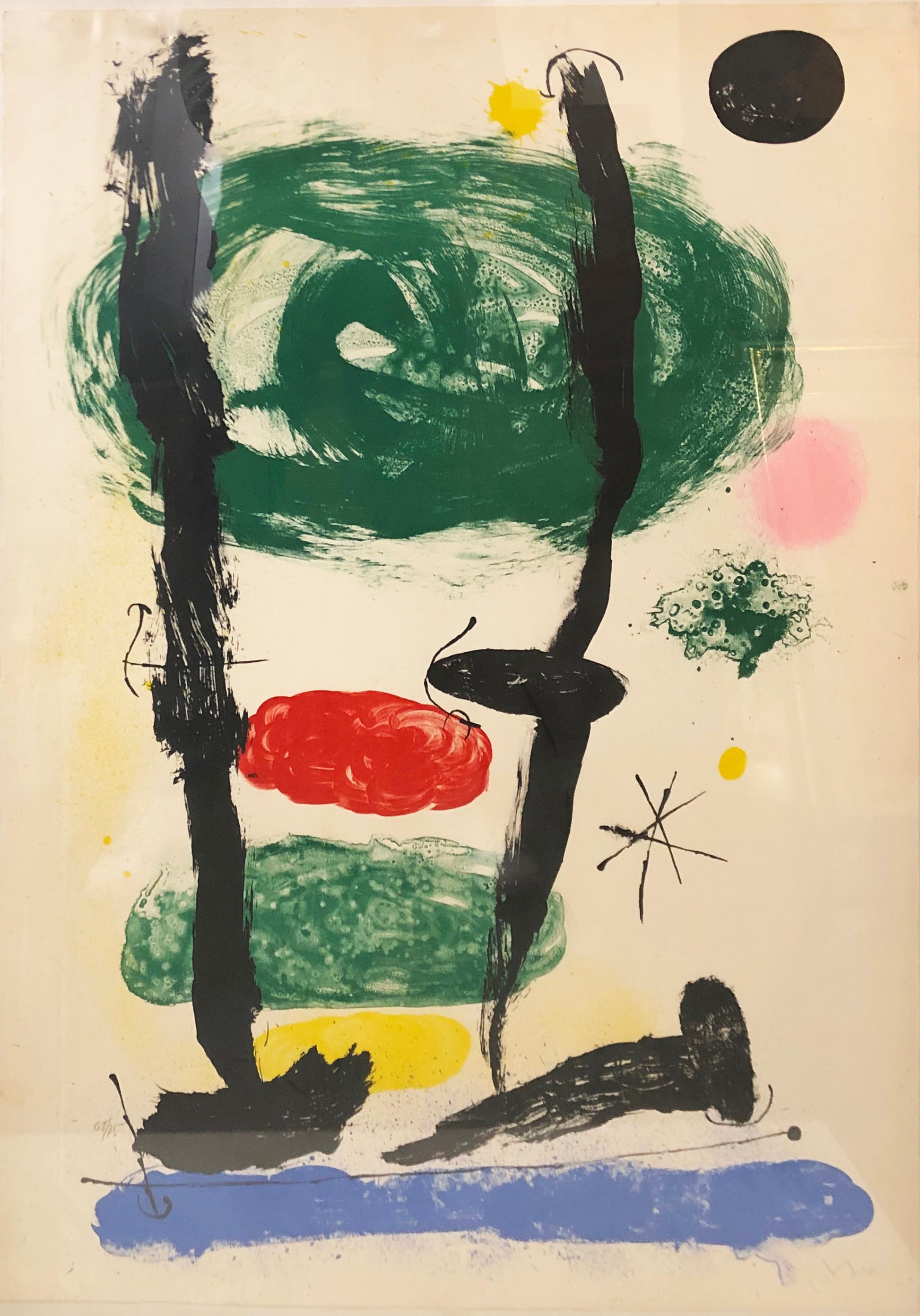 Joan Miró, La mesure du temps (The Measure of Time), 1960, Aquatint (S)