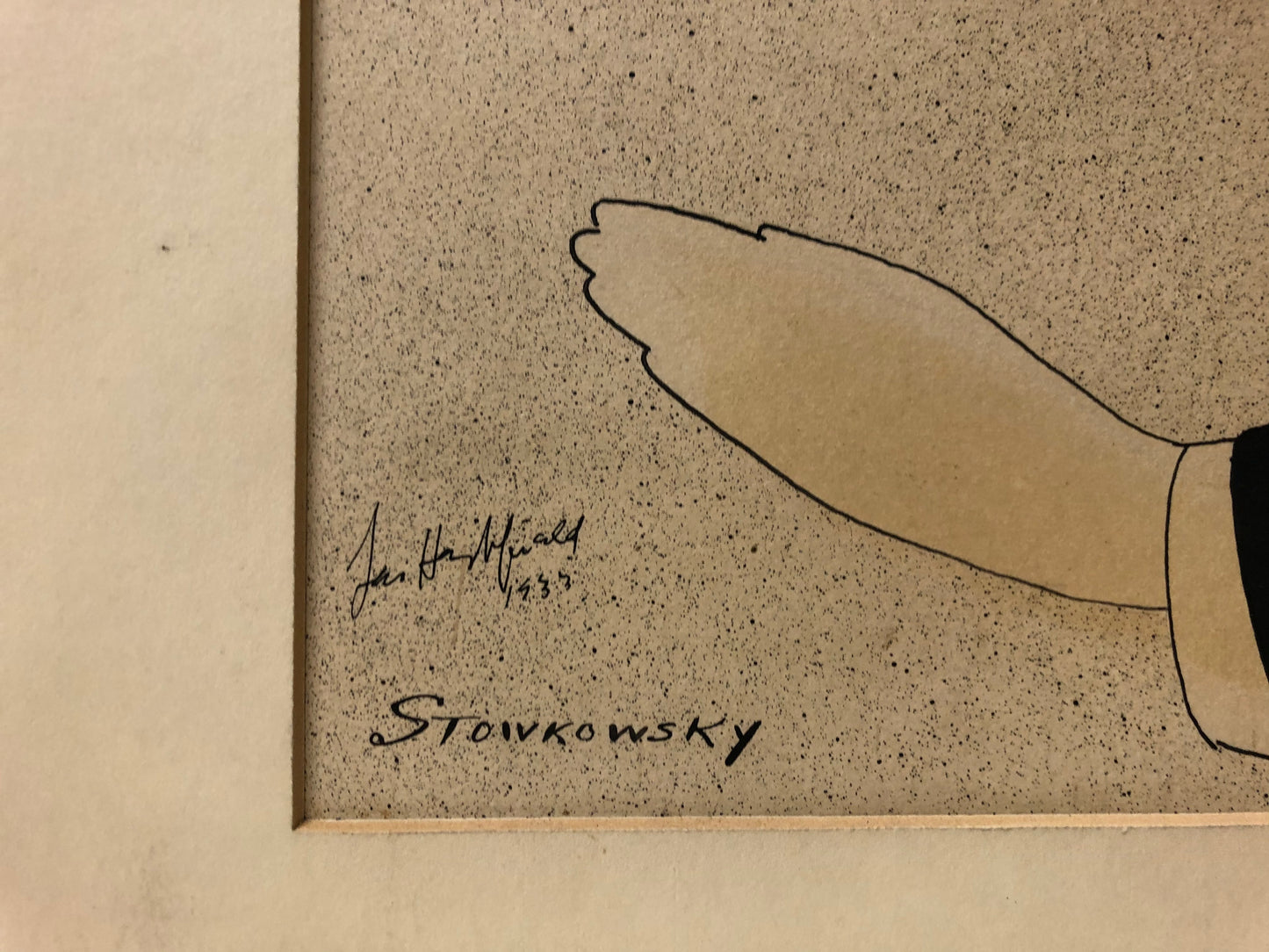 Set of 3 Leo Hershfield Drawings: "Serge Jaroff", "Stowkowsky", and "Chaliapin"