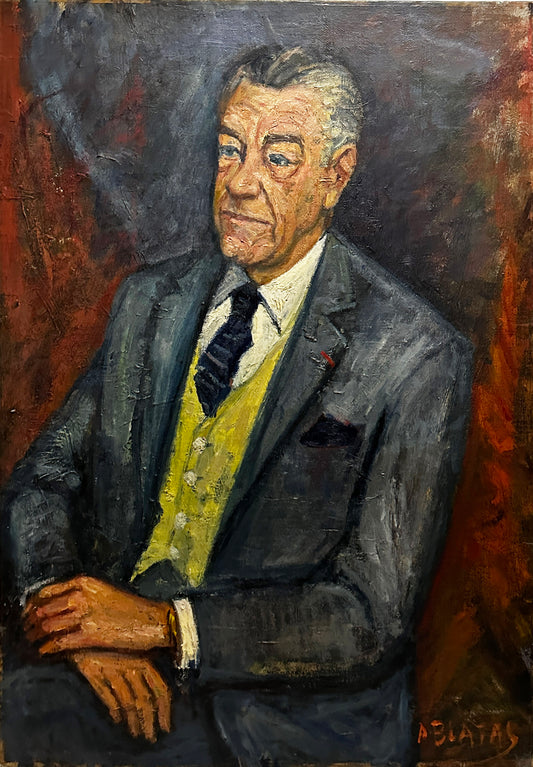 Arbit Blatas Oil Painting: Portrait of gentleman
