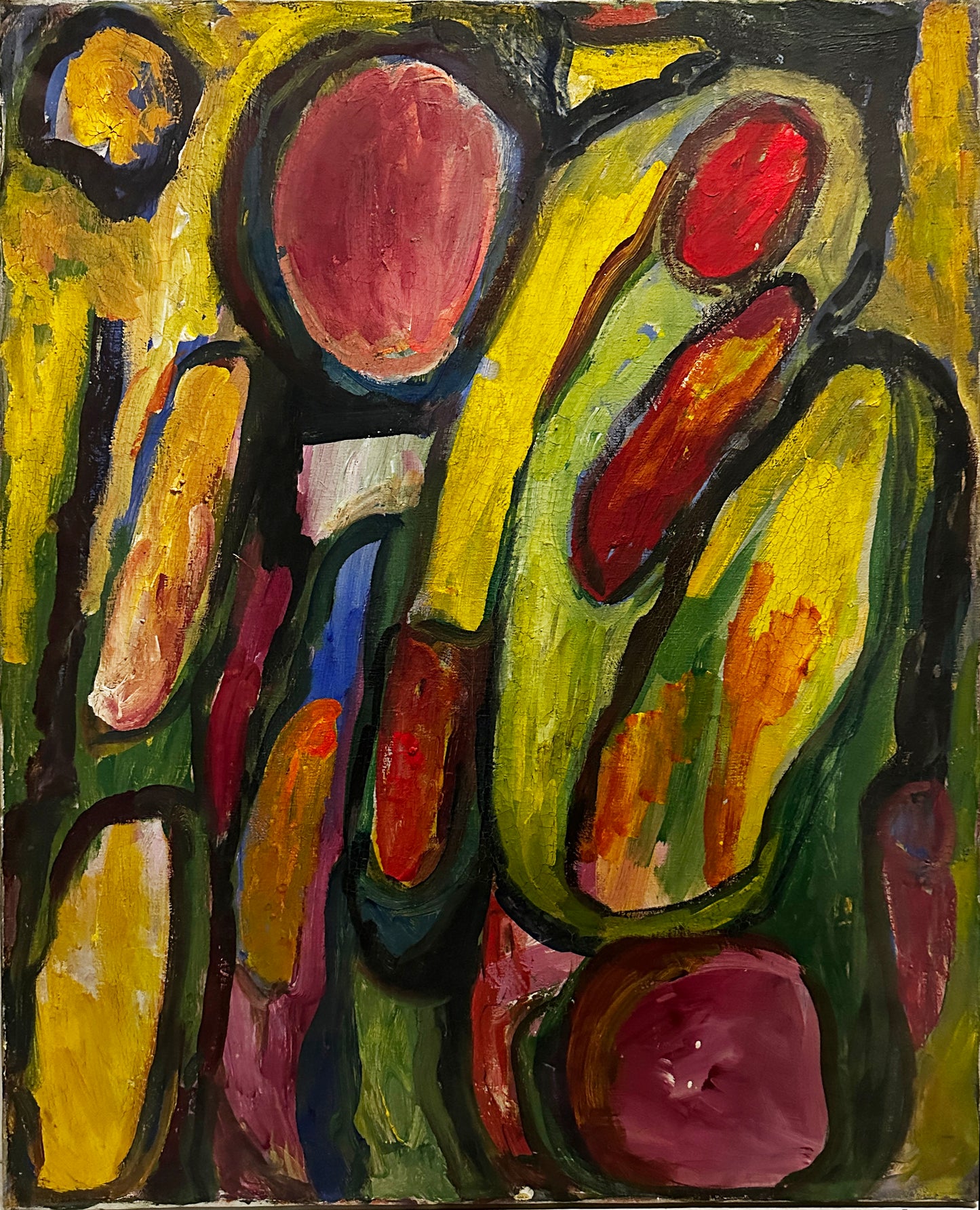 Oil Painting by Szabo: Abstract figures