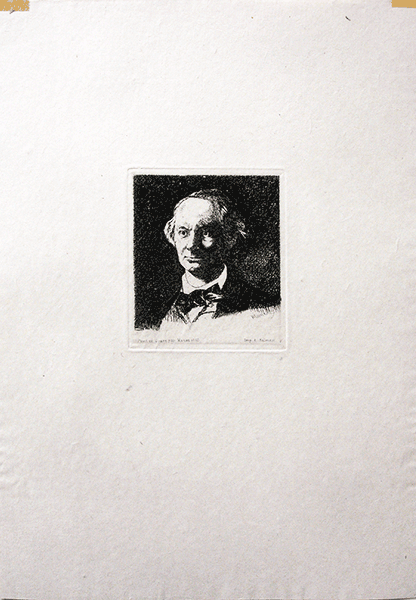 "Portrait of Baudelaire" by Edouard Manet