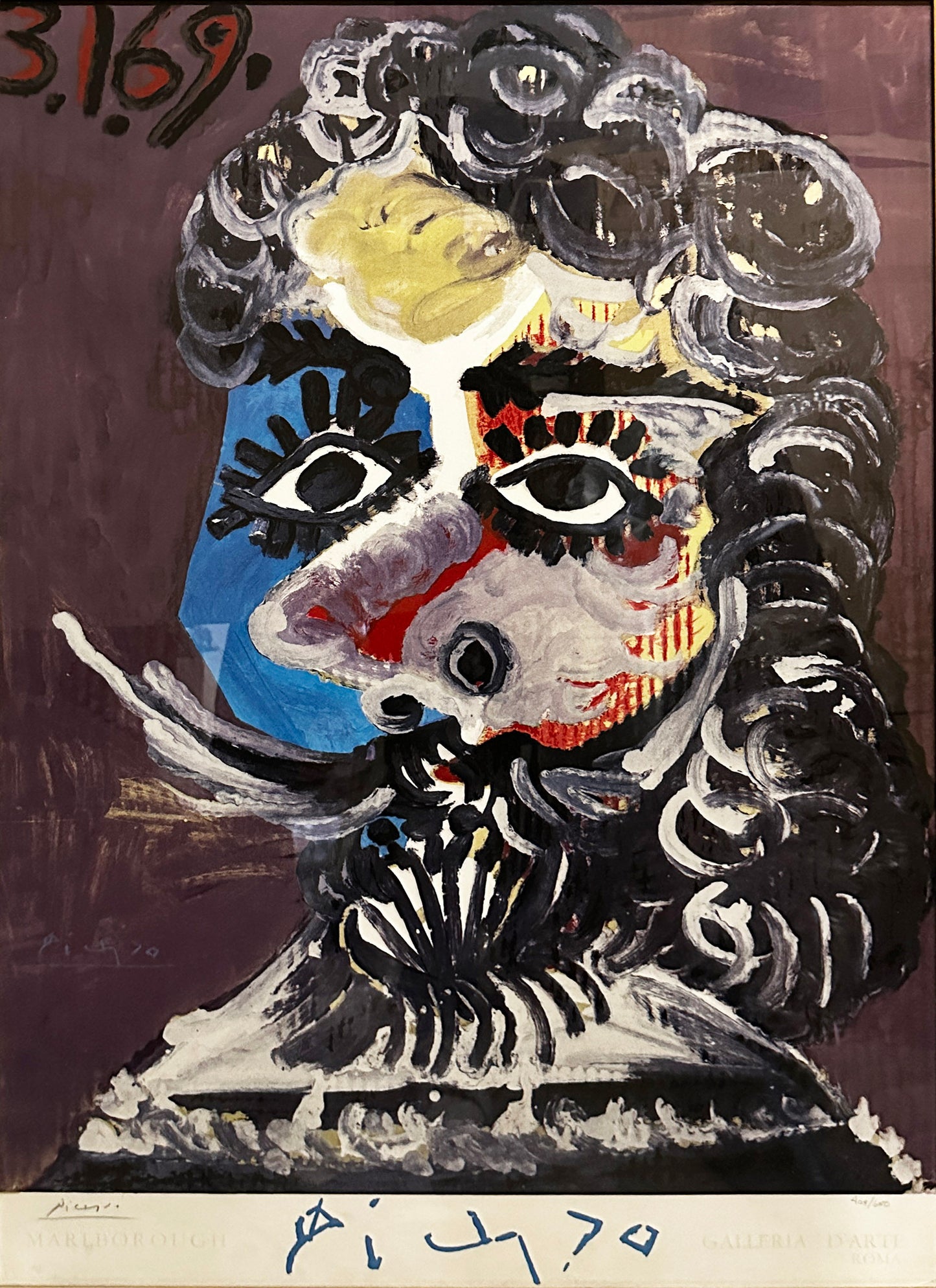 Pablo Picasso Lithograph: "Earl of Marlborough" 1969