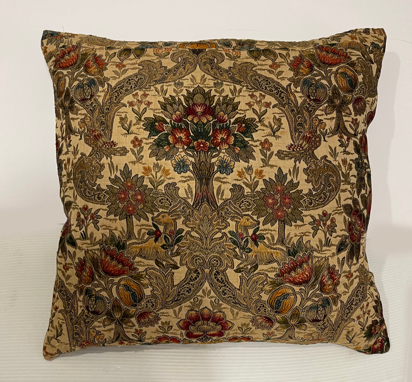 18th Century French Brocade Pillow