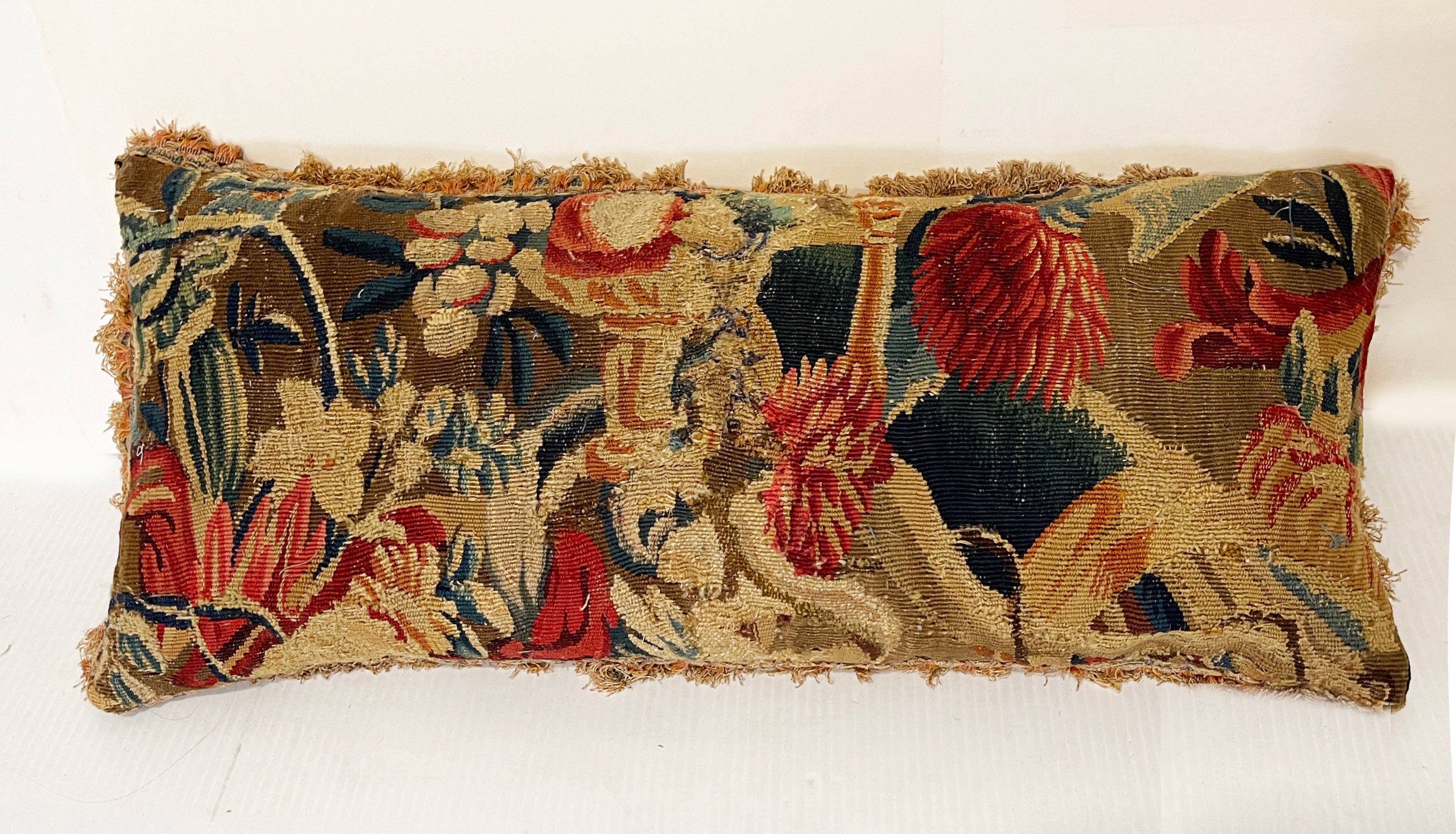 Antique tapestry pillows hotsell